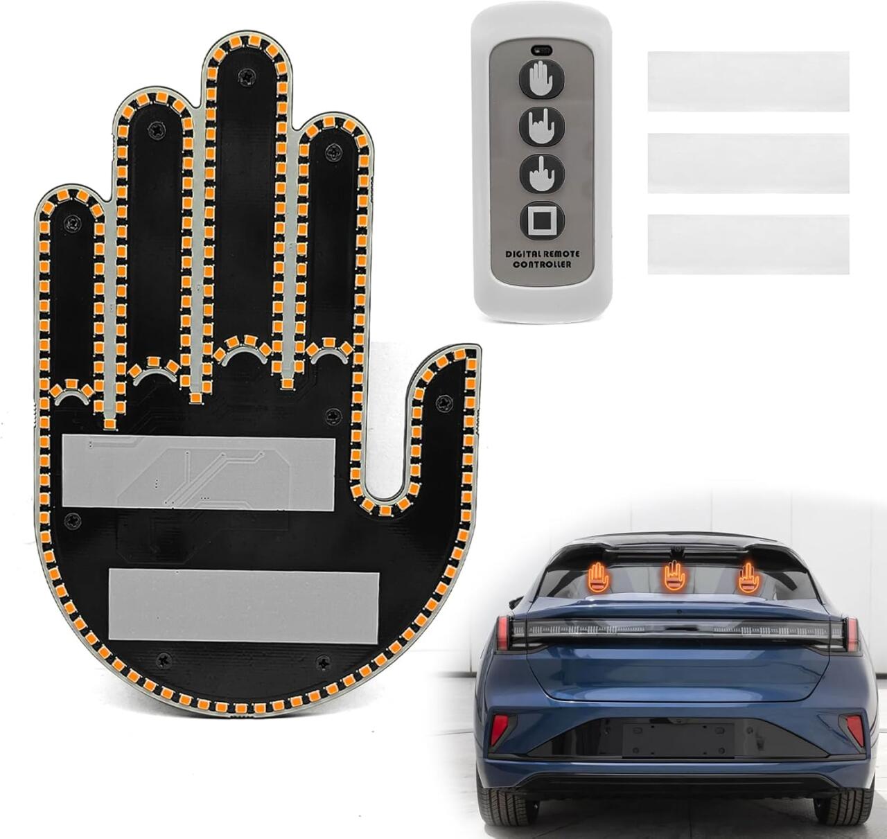 RearRoast - LED Gesture Hand Light for Cars